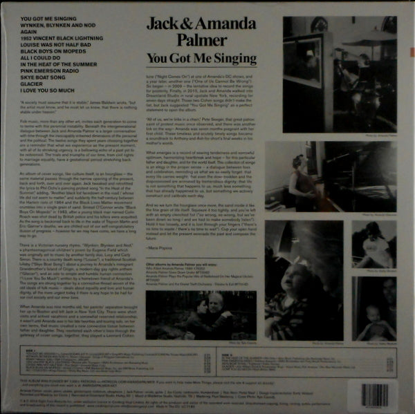 PALMER, AMANDA & JACK you got me singing LP